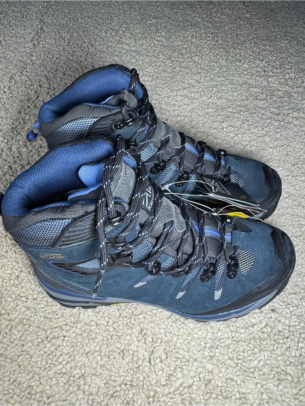 NEW Karrimor Lynx Leopard Ladies WTX 186000-NVY Navy Blue Hiking Boots Womens 8